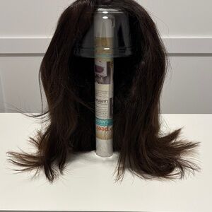 Natural Brown Women's Human Hair Wig